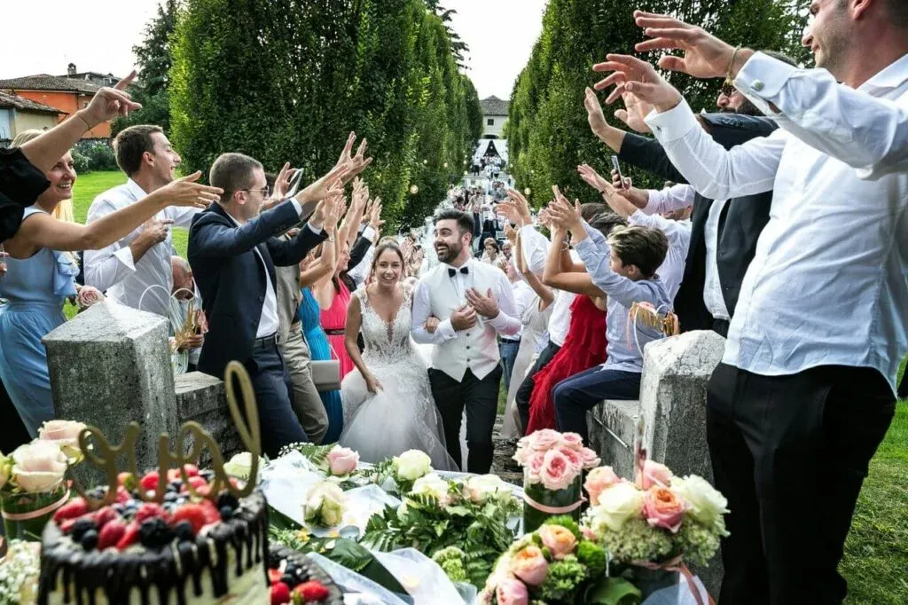Hochzeit in einer Villa