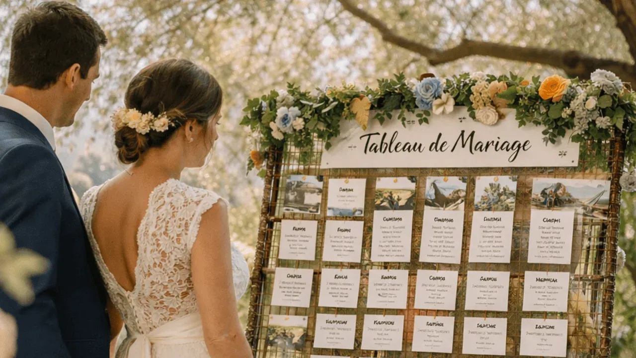 Original ideas for a wedding seating chart that will amaze