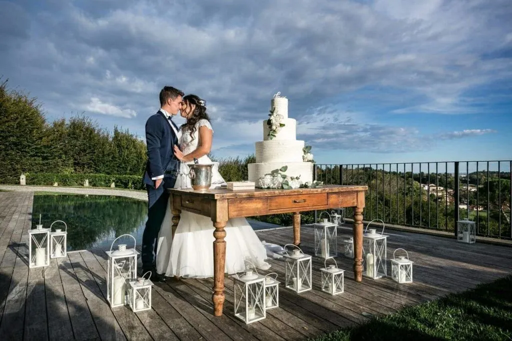 Hochzeit auf einem Bauernhof